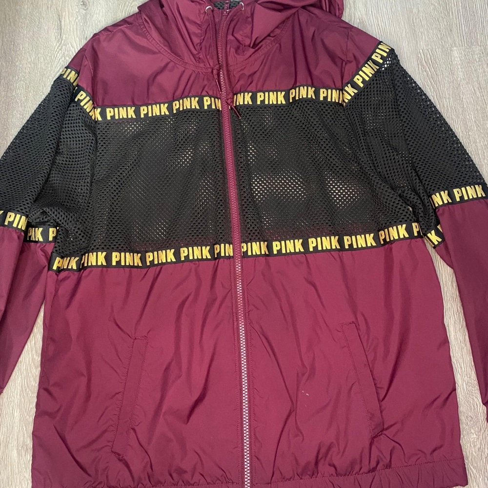 Pink windbreaker